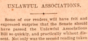Article heading from The Sydney Morning Herald, 22 December 1916